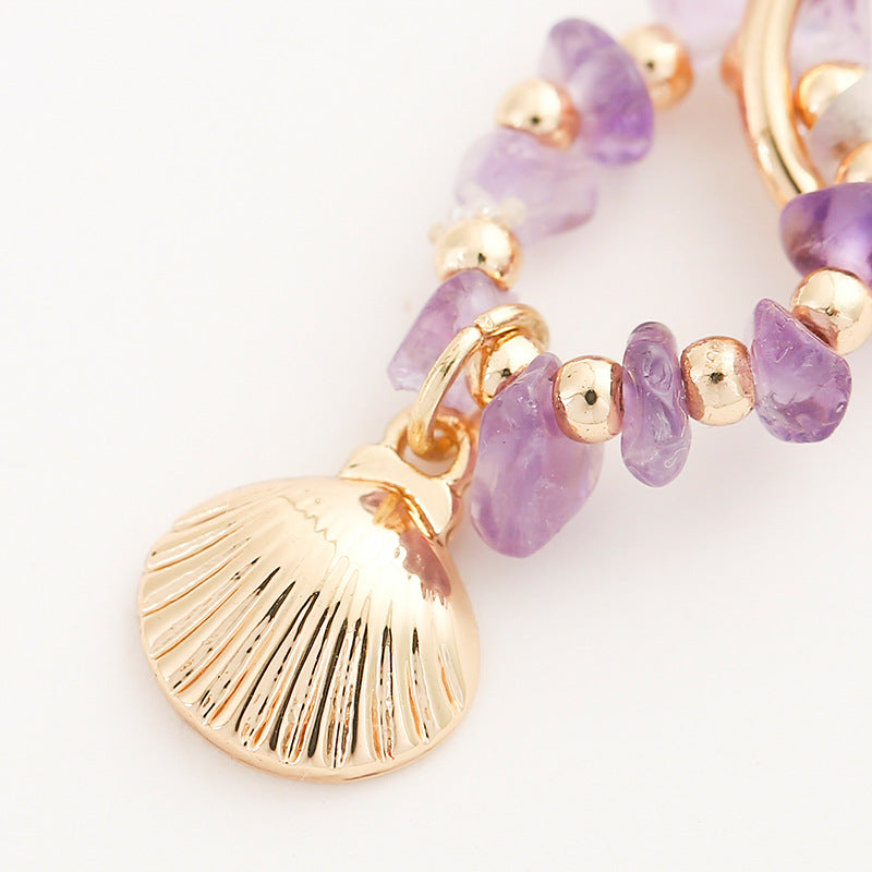 Pendientes De Aro De Aleación Con Cuentas A Mano al por mayor